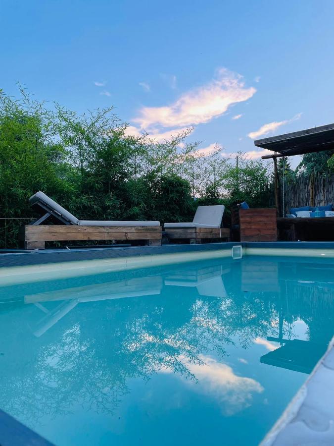 Unique Wooden Villa With Pool Olympiada Exterior photo